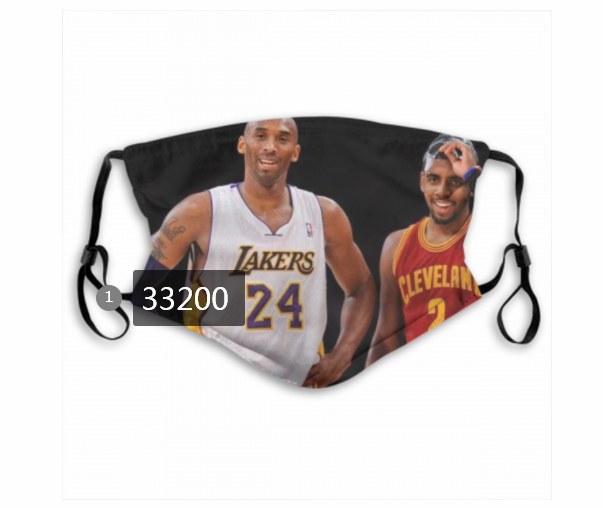2021 NBA Los Angeles Lakers #24 kobe bryant 33200 Dust mask with filter